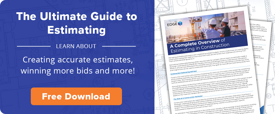 Create more accurate estimates and win more bids with our construction estimating guide Create more accurate estimates and win more bids with our construction estimating guide