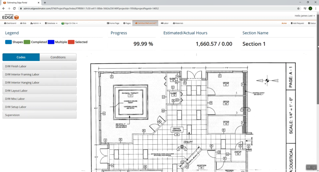 Navigating the Admin Portal - Estimating Edge
